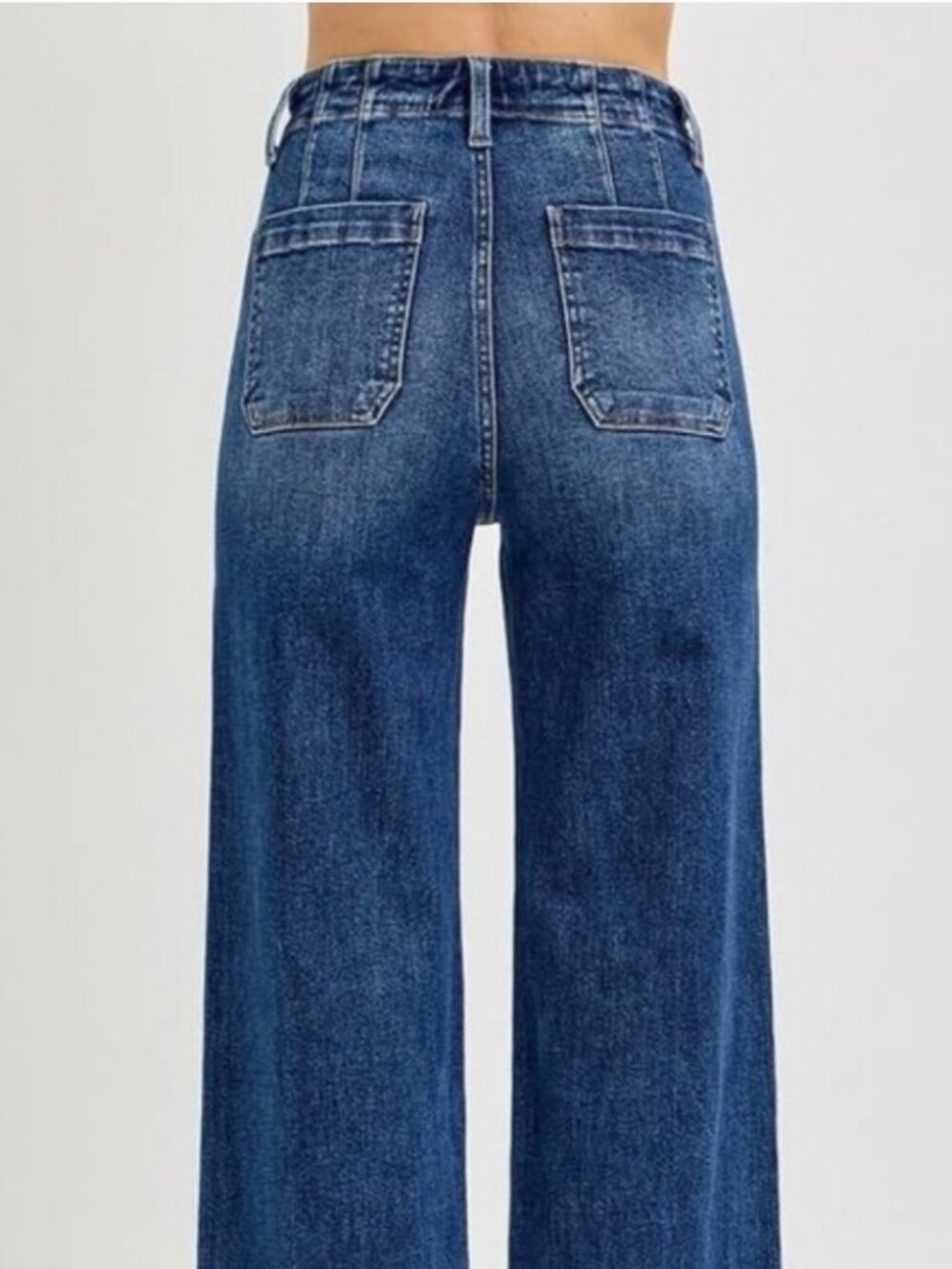 Risen Hi-Rise Jeans - Patch Pocket - Picture 2 of 7